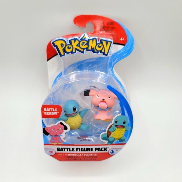 Pokémon Battle Snubbull + Squirtle